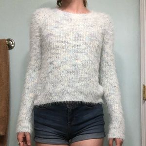 Pastel fuzzy sweater